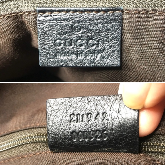 Authentic Gucci brown monogram canvas tote bag - Picture 10 of 16